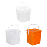 Maxbell 10L Square Bucket for Outdoor Picnics Home Improvement Garage Organization