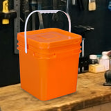 Maxbell 10L Square Bucket for Outdoor Picnics Home Improvement Garage Organization