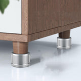 Maxbell Sofa Table Risers 2x Washing Machine Leg Heighten Cushion for Desk Household Silver