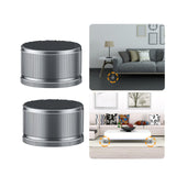 Maxbell Sofa Table Risers 2x Washing Machine Leg Heighten Cushion for Desk Household Gray