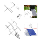 Maxbell Foldable Solar Board Holders Easy to Use Sturdy Accessories for Outdoor 2pcs