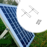 Maxbell Foldable Solar Board Holders Easy to Use Sturdy Accessories for Outdoor 2pcs