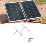 Maxbell Foldable Solar Board Holders Easy to Use Sturdy Accessories for Outdoor 2pcs