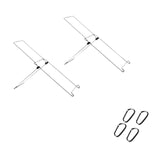 Maxbell Foldable Solar Board Holders Easy to Use Sturdy Accessories for Outdoor 2pcs