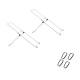 Maxbell Foldable Solar Board Holders Easy to Use Sturdy Accessories for Outdoor 2pcs