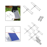 Maxbell Foldable Solar Board Holders Easy to Use Sturdy Accessories for Outdoor 2pcs