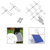 Maxbell Foldable Solar Board Holders Easy to Use Sturdy Accessories for Outdoor 2pcs