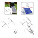 Maxbell Foldable Solar Board Holders Easy to Use Sturdy Accessories for Outdoor 2pcs