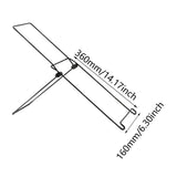 Maxbell Foldable Solar Board Holders Easy to Use Sturdy Accessories for Outdoor 6pcs