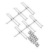 Maxbell Foldable Solar Board Holders Easy to Use Sturdy Accessories for Outdoor 6pcs