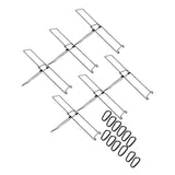 Maxbell Foldable Solar Board Holders Easy to Use Sturdy Accessories for Outdoor 6pcs