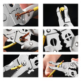 Maxbell Copper Wire Stripping Tool Portable Electrical Wire Tool for Work Home Electrician Tighten screw