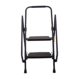 Maxbell 2 Step Ladder Anti Slip Pedal with Handgrip Heavy Duty for Home Kitchen