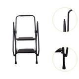 Maxbell 2 Step Ladder Anti Slip Pedal with Handgrip Heavy Duty for Home Kitchen