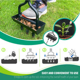 Maxbell Lawn Aerator Coring Tool Anti Slip Grip 37.6x11inch Sturdy with 3 Core Tines