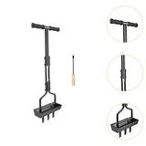 Maxbell Lawn Aerator Coring Tool Anti Slip Grip 37.6x11inch Sturdy with 3 Core Tines