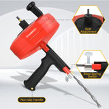 Maxbell Plumbing Snake Drain Auger Set Pipe Drain Clog Remover for Drainage Pipe Tub