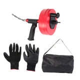 Maxbell Plumbing Snake Drain Auger Set Pipe Drain Clog Remover for Drainage Pipe Tub