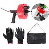 Maxbell Plumbing Snake Drain Auger Set Pipe Drain Clog Remover for Drainage Pipe Tub