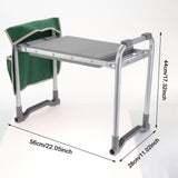 Maxbell Garden Kneeler and Seat Heavy Duty Garden Bench for Women Indoor and Outdoor