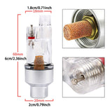 Maxbell Airbrush Mini Air Filter for Dry Air Supply Connects into Airbrushes & Hoses