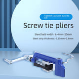 Maxbell Stainless Steel Strap Banding Tool Sturdy Strapping Tensioner for Tightening