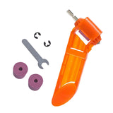 Maxbell Bit Sharpener High Hardness 1/4 inch Hex Shank Twist Bit Grinder Style D