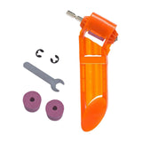 Maxbell Bit Sharpener High Hardness 1/4 inch Hex Shank Twist Bit Grinder Style D