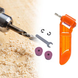 Maxbell Bit Sharpener High Hardness 1/4 inch Hex Shank Twist Bit Grinder Style D