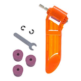 Maxbell Bit Sharpener High Hardness 1/4 inch Hex Shank Twist Bit Grinder Style F