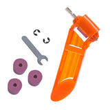 Maxbell Bit Sharpener High Hardness 1/4 inch Hex Shank Twist Bit Grinder Style F