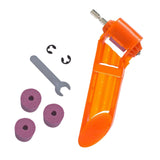 Maxbell Bit Sharpener High Hardness 1/4 inch Hex Shank Twist Bit Grinder Style F