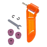 Maxbell Bit Sharpener High Hardness 1/4 inch Hex Shank Twist Bit Grinder Style F