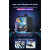 Maxbell Spot Welder Adjust Pulses for 18650 Battery Multifunctional Black Accessories