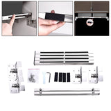 Maxbell 2Pcs 71-100cm Undermount Sink Supports Brackets Space Saving Stainless Steel