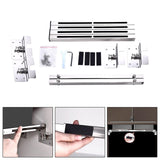 Maxbell 2Pcs 71-100cm Undermount Sink Supports Brackets Space Saving Stainless Steel