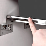 Maxbell 2Pcs 71-100cm Undermount Sink Supports Brackets Space Saving Stainless Steel