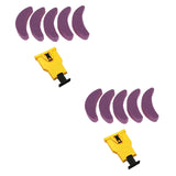 Maxbell Chainsaw Teeth Sharpener Woodworkings Lawn Outdoor Universal with Whetstones Kraft Box