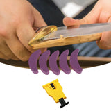Maxbell Chainsaw Teeth Sharpener Woodworkings Lawn Outdoor Universal with Whetstones Kraft Box