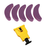 Maxbell Chainsaw Teeth Sharpener Woodworkings Lawn Outdoor Universal with Whetstones Kraft Box