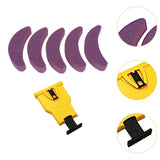 Maxbell Chainsaw Teeth Sharpener Woodworkings Lawn Outdoor Universal with Whetstones Kraft Box