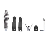 Maxbell 5Pcs Drain Cleaner Combination Cutter Heads Maintenance Toilet Cleaning Tool