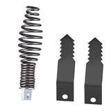 Maxbell 5Pcs Drain Cleaner Combination Cutter Heads Maintenance Toilet Cleaning Tool