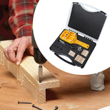 Maxbell 6 8 10 mm Woodworking Dowel Jig Multifunctional Self Centering Punch Locators Yellow
