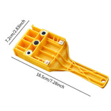 Maxbell 6 8 10 mm Woodworking Dowel Jig Multifunctional Self Centering Punch Locators Yellow