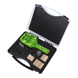Maxbell 6 8 10 mm Woodworking Dowel Jig Multifunctional Self Centering Punch Locators Green
