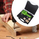 Maxbell 6 8 10 mm Woodworking Dowel Jig Multifunctional Self Centering Punch Locators Green