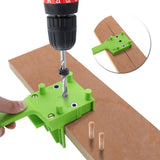 Maxbell 6 8 10 mm Woodworking Dowel Jig Multifunctional Self Centering Punch Locators Green