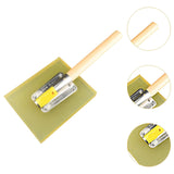 Maxbell Rubber Clapper Flooring Tool Anti Slip Convenient Rubber Clapper Square Tool M