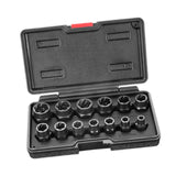 Maxbell 13x Socket Tool Repairing Tools Portable Drive Impact Bolt Nut Extractor Set